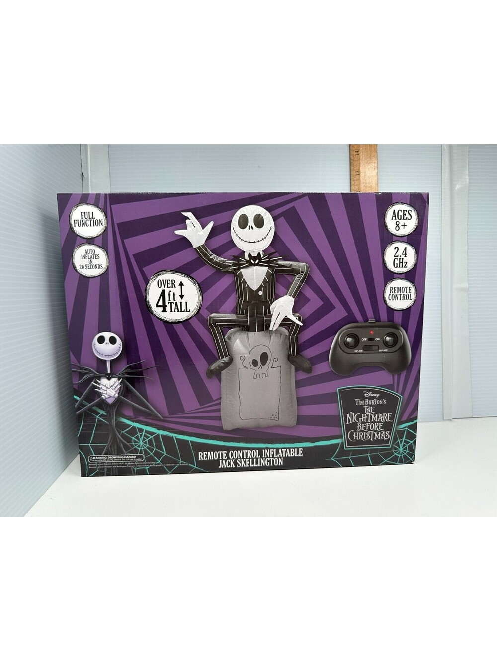 Disney Jack Skellington Remote Control Inflatable Nightmare Before Christmas RC